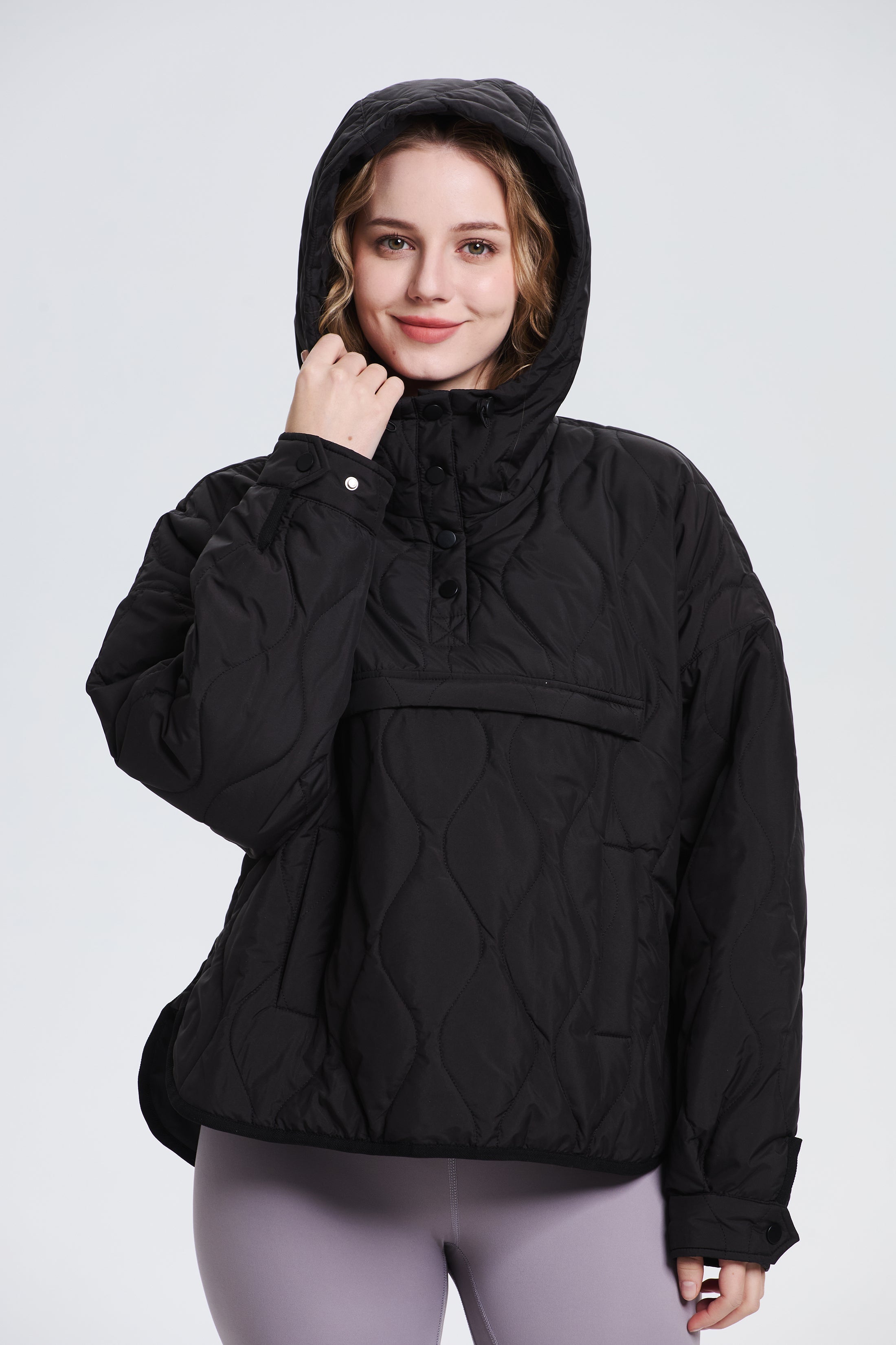 SAULE | VESTE CAPUCHE QUILTÉE RÉPULSIVE À L'EAU