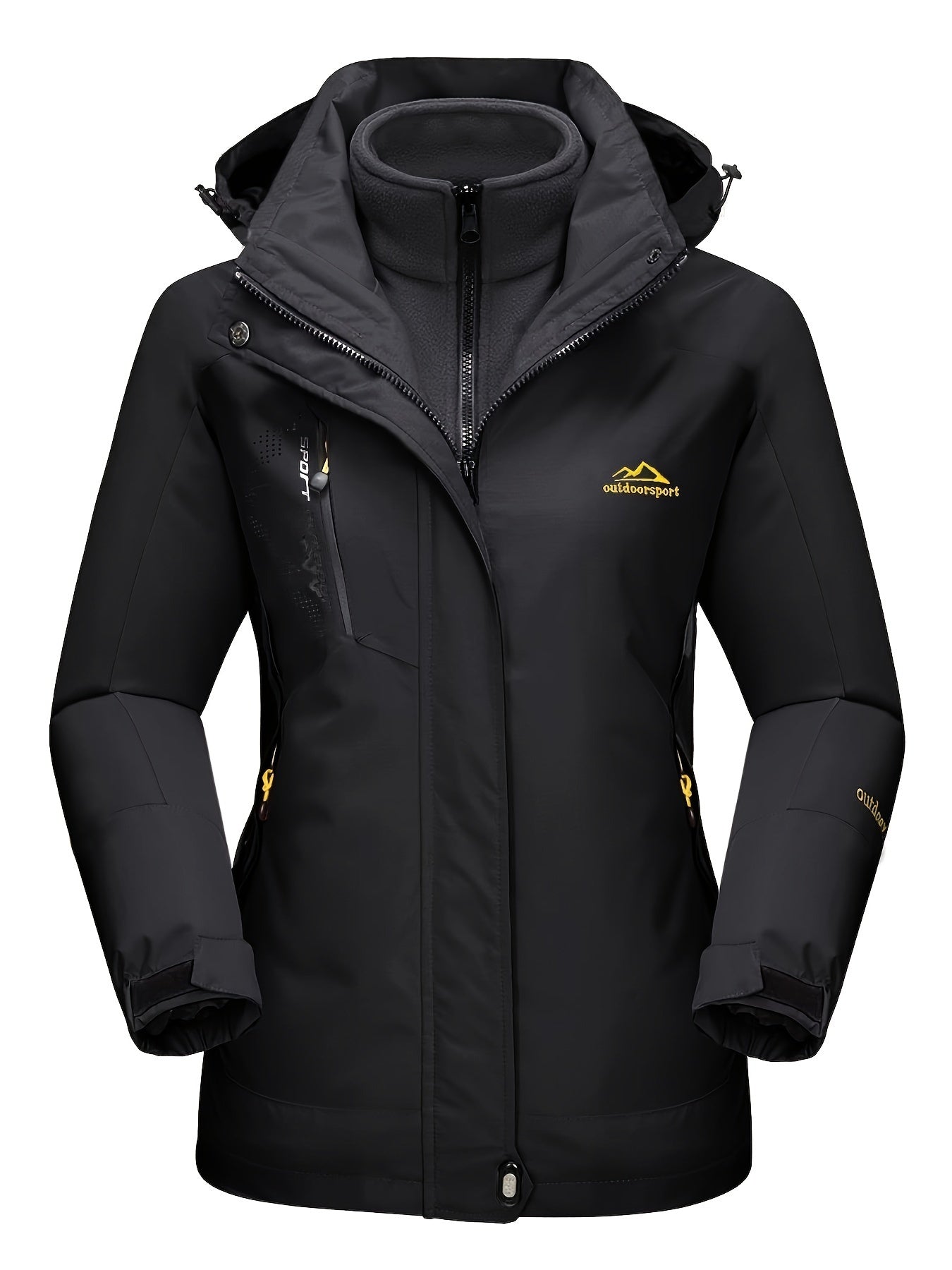 ANNE | MANTEAU IMPERMÉABLE EN POLAIRE 3 EN 1