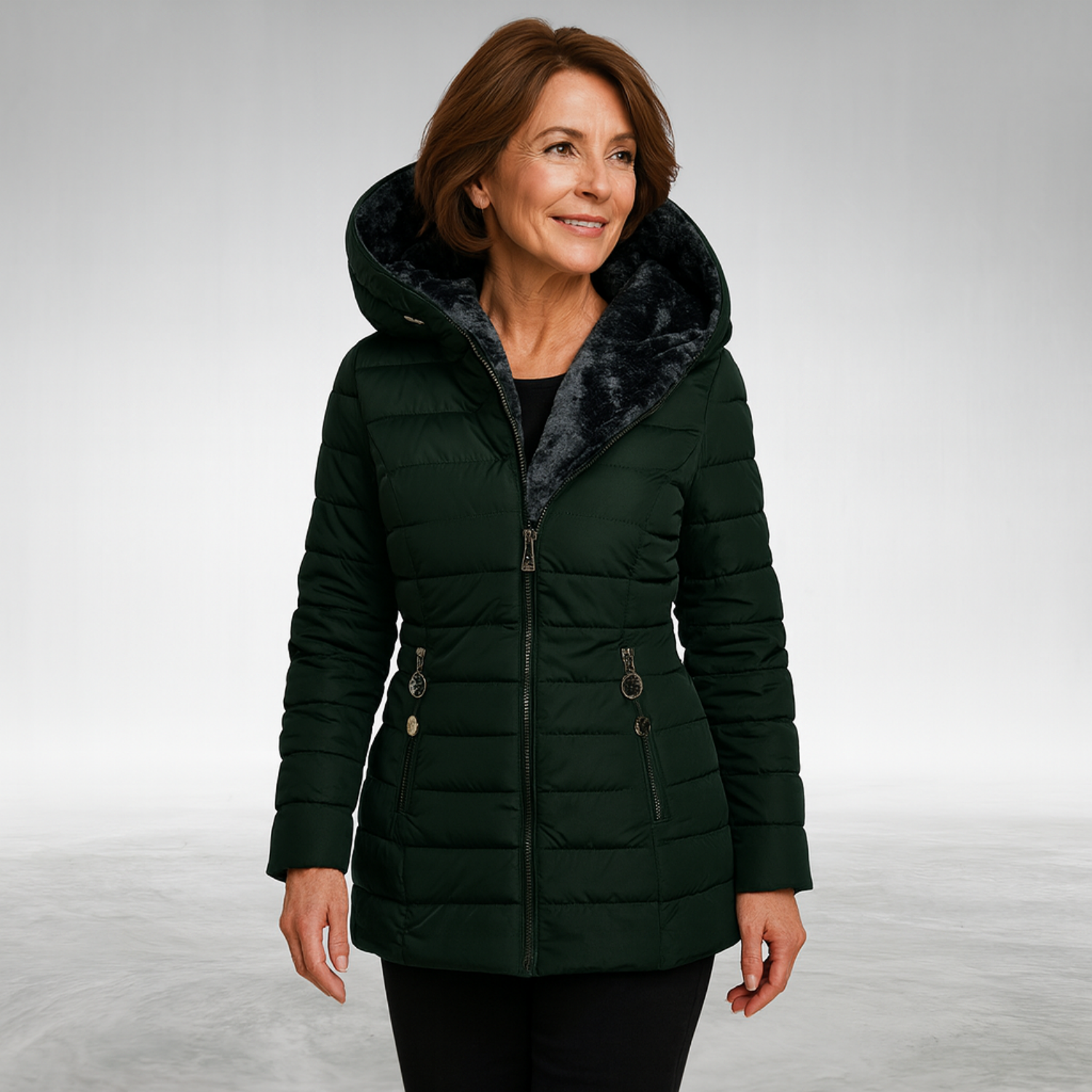 GABRIELLE - VESTE D'HIVER EN POLAIRE