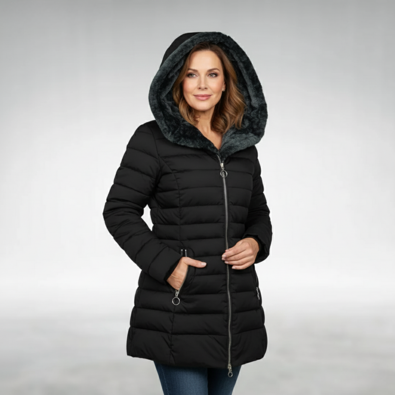 GABRIELLE - VESTE D'HIVER EN POLAIRE