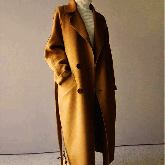VICTORIA - MANTEAU LONG ÉLÉGANT