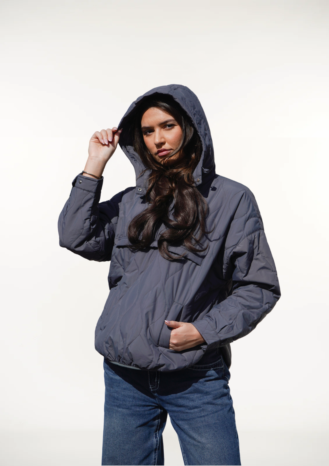 SAULE | VESTE CAPUCHE QUILTÉE RÉPULSIVE À L'EAU