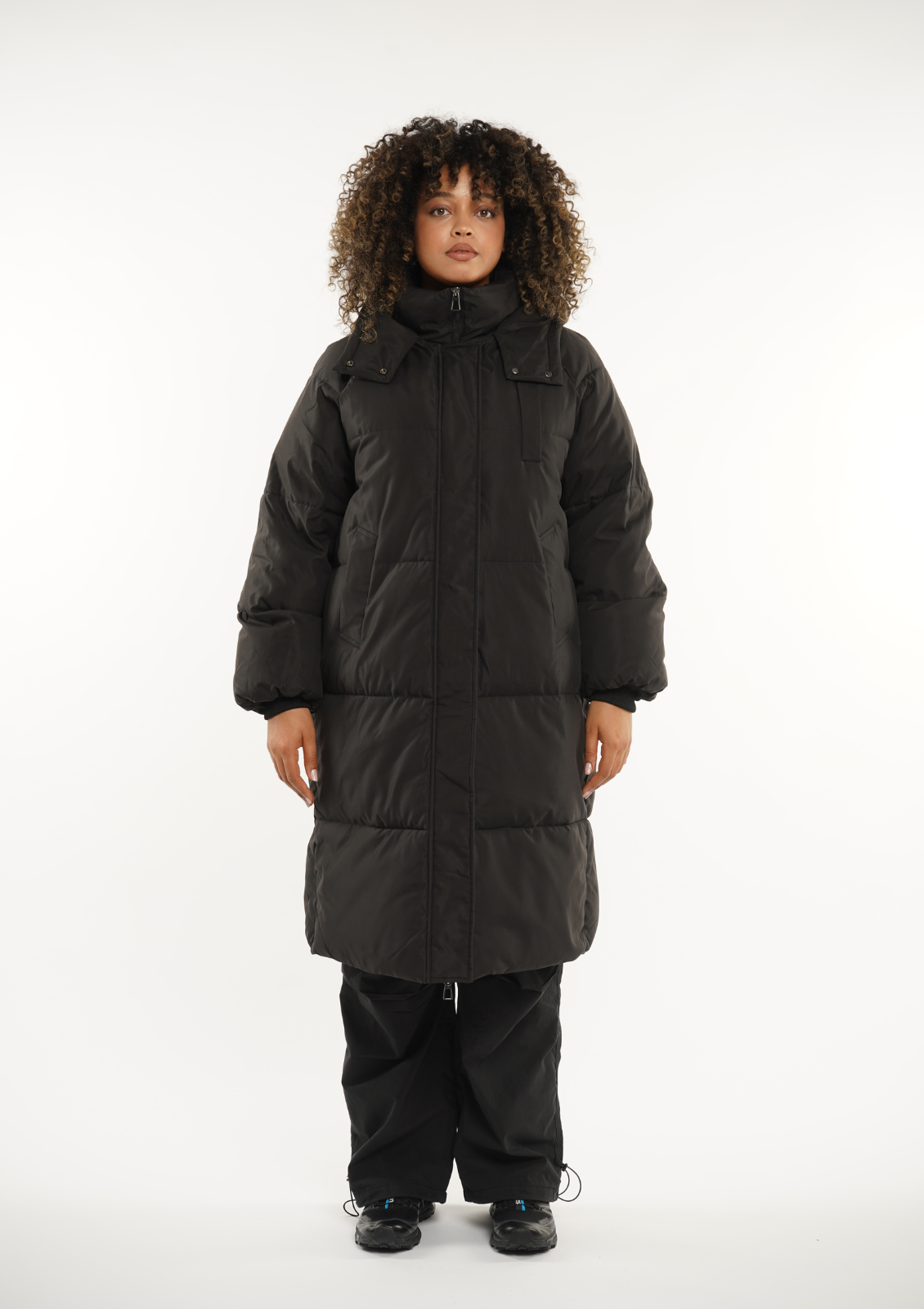 LUNA | VESTE LONGUE PUFFER AVEC CAPUCHE