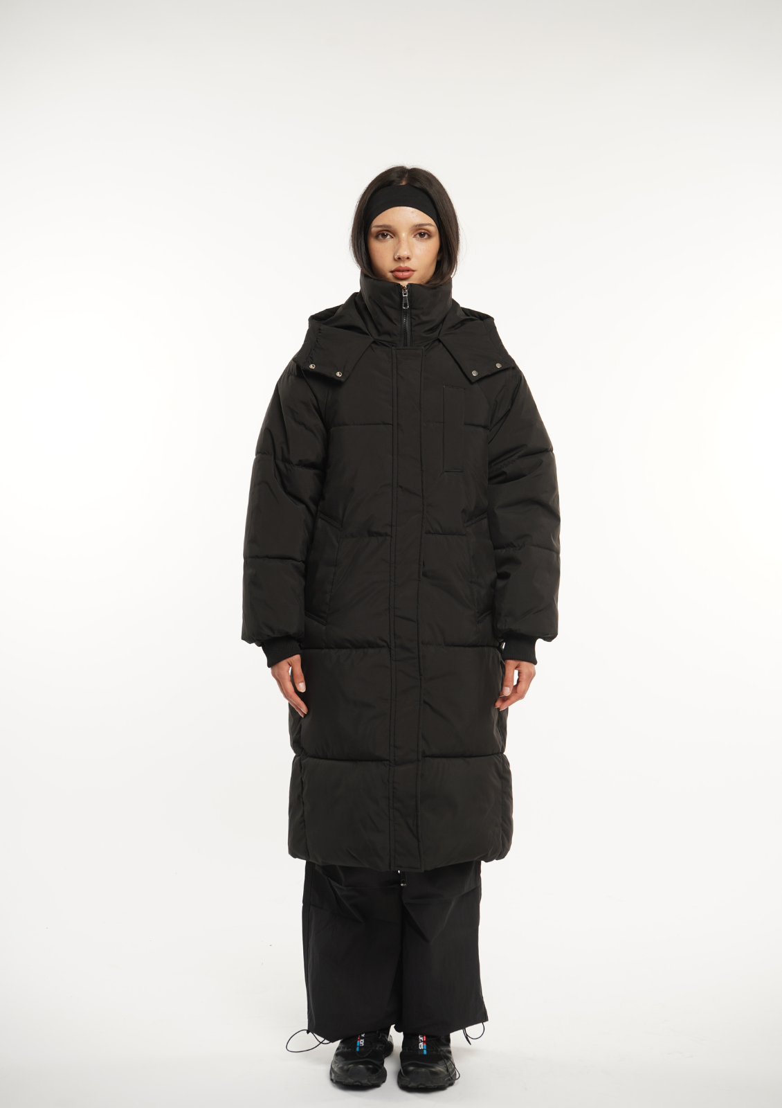 LUNA | VESTE LONGUE PUFFER AVEC CAPUCHE