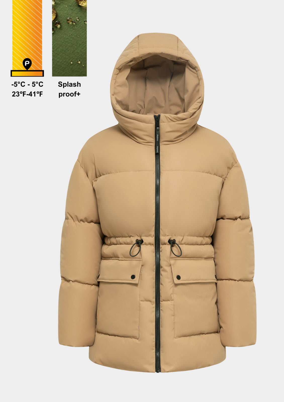 EVA | Doudoune à capuche imperméable