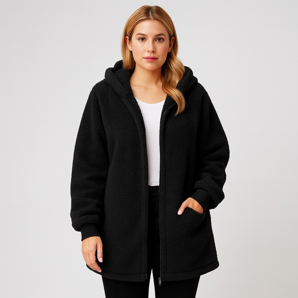 JANE - MANTEAU TEDDY CONFORTABLE