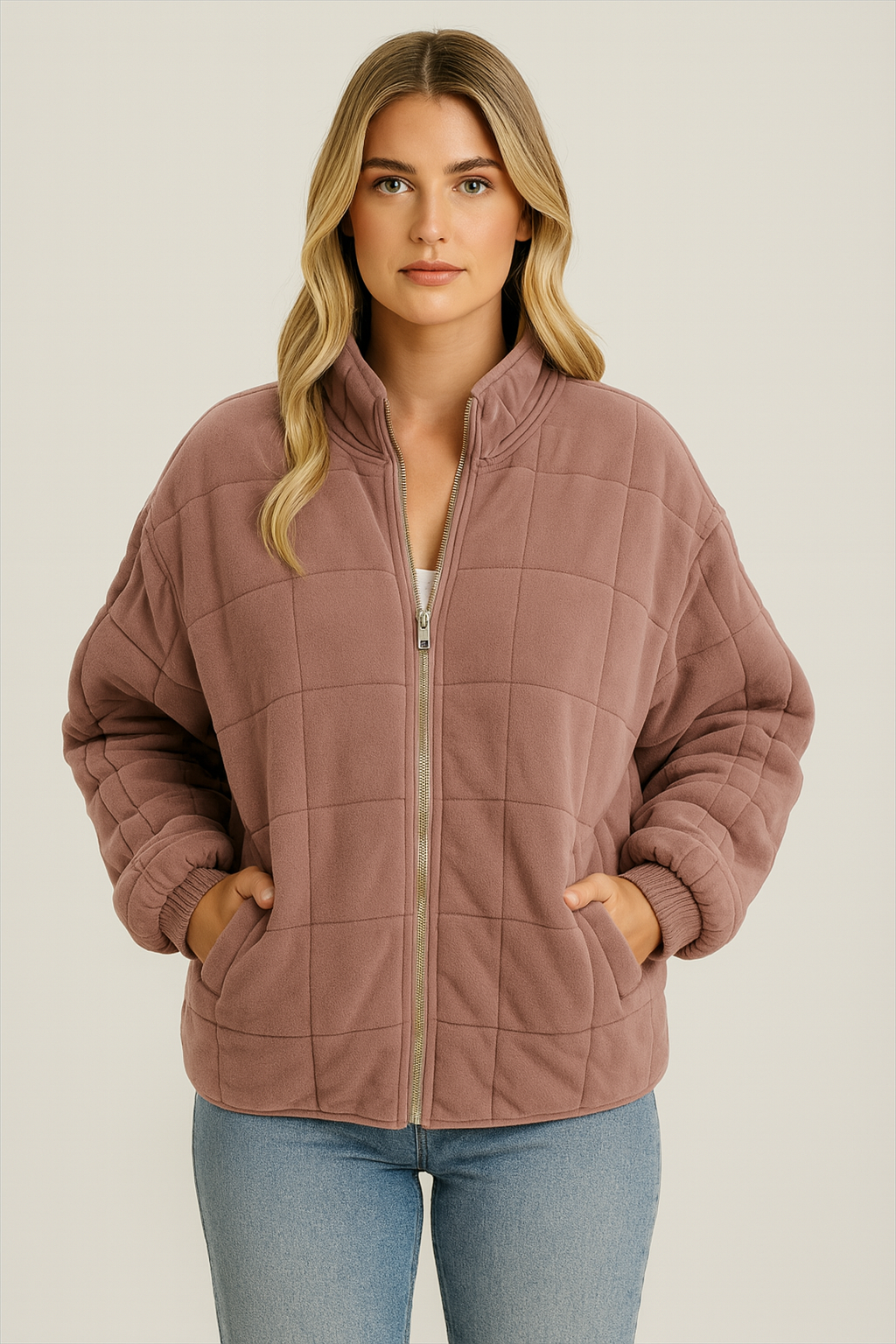 AUDREY - VESTE OVERSIZED MI-SAISON