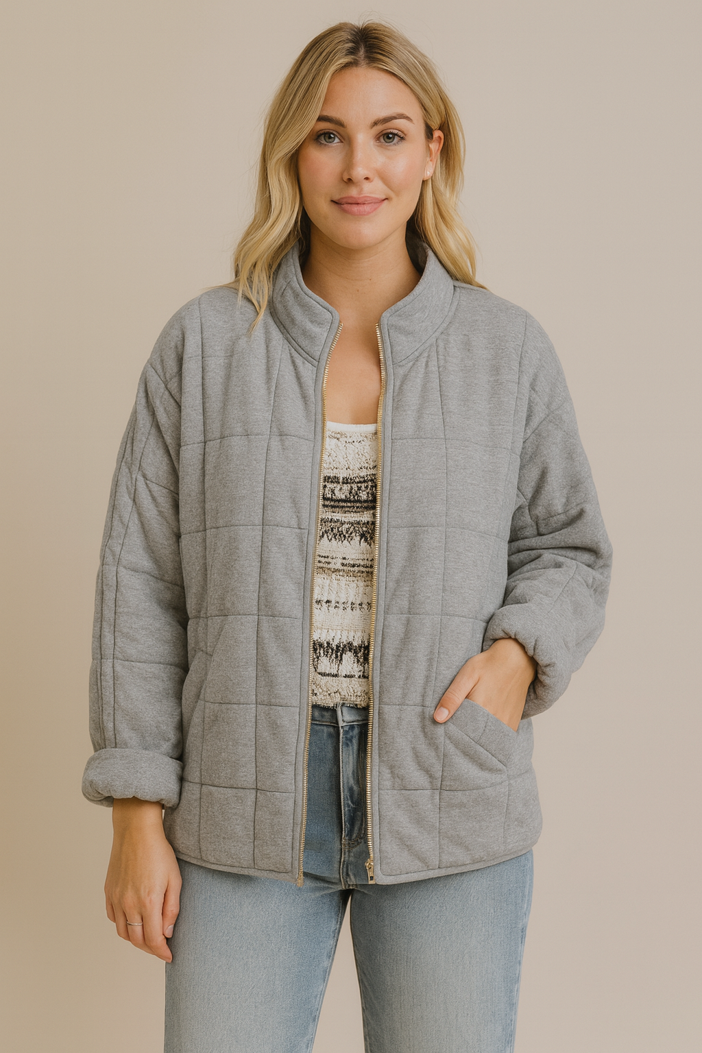 AUDREY - VESTE OVERSIZED MI-SAISON