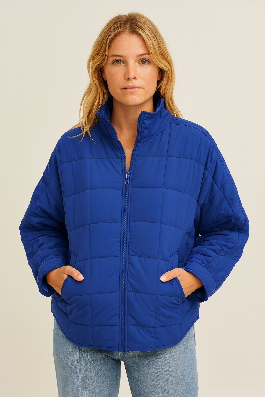 AVRIL – VESTE PUFFER LÉGÈRE ET COMPACTE À FERMETURE ÉCLAIR