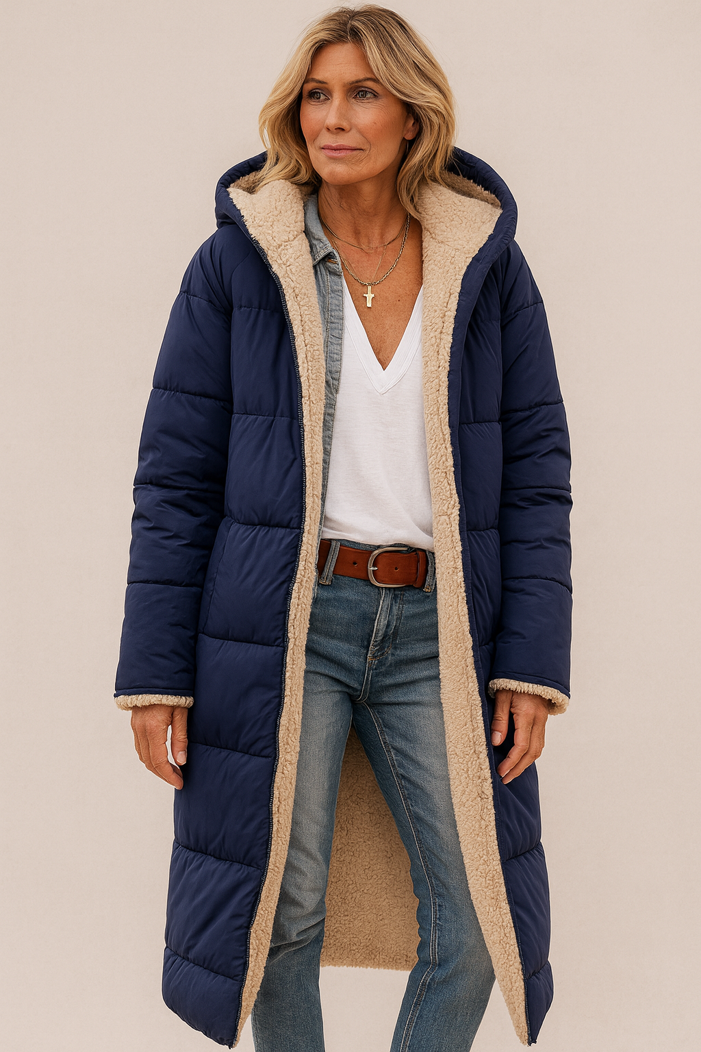 SASHA™ | MANTEAU RÉVERSIBLE ÉLÉGANT