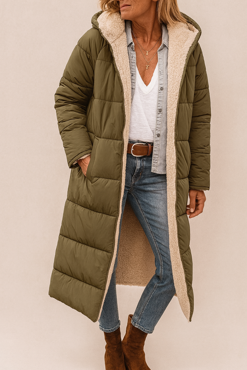 SASHA™ | MANTEAU RÉVERSIBLE ÉLÉGANT