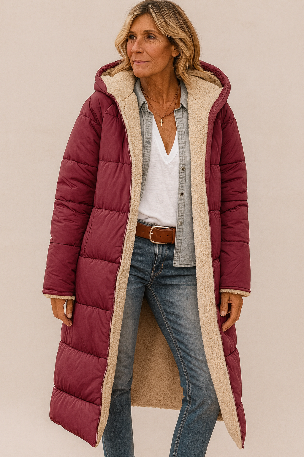 SASHA™ | MANTEAU RÉVERSIBLE ÉLÉGANT