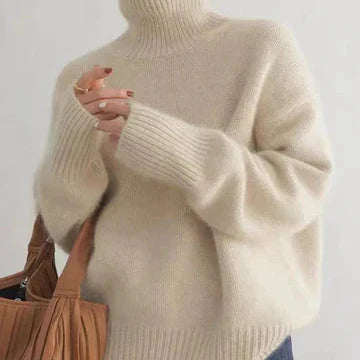 Amaya | Pull Col Roulé en Cachemire de Luxe