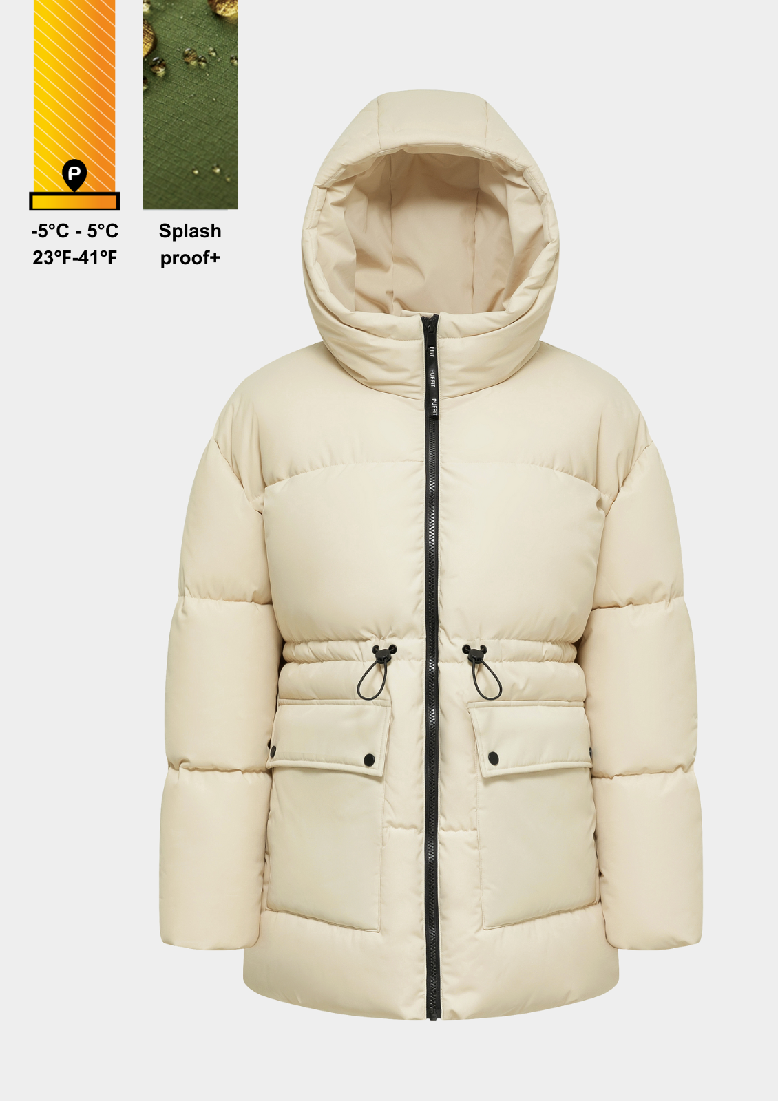 EVA | Doudoune à capuche imperméable