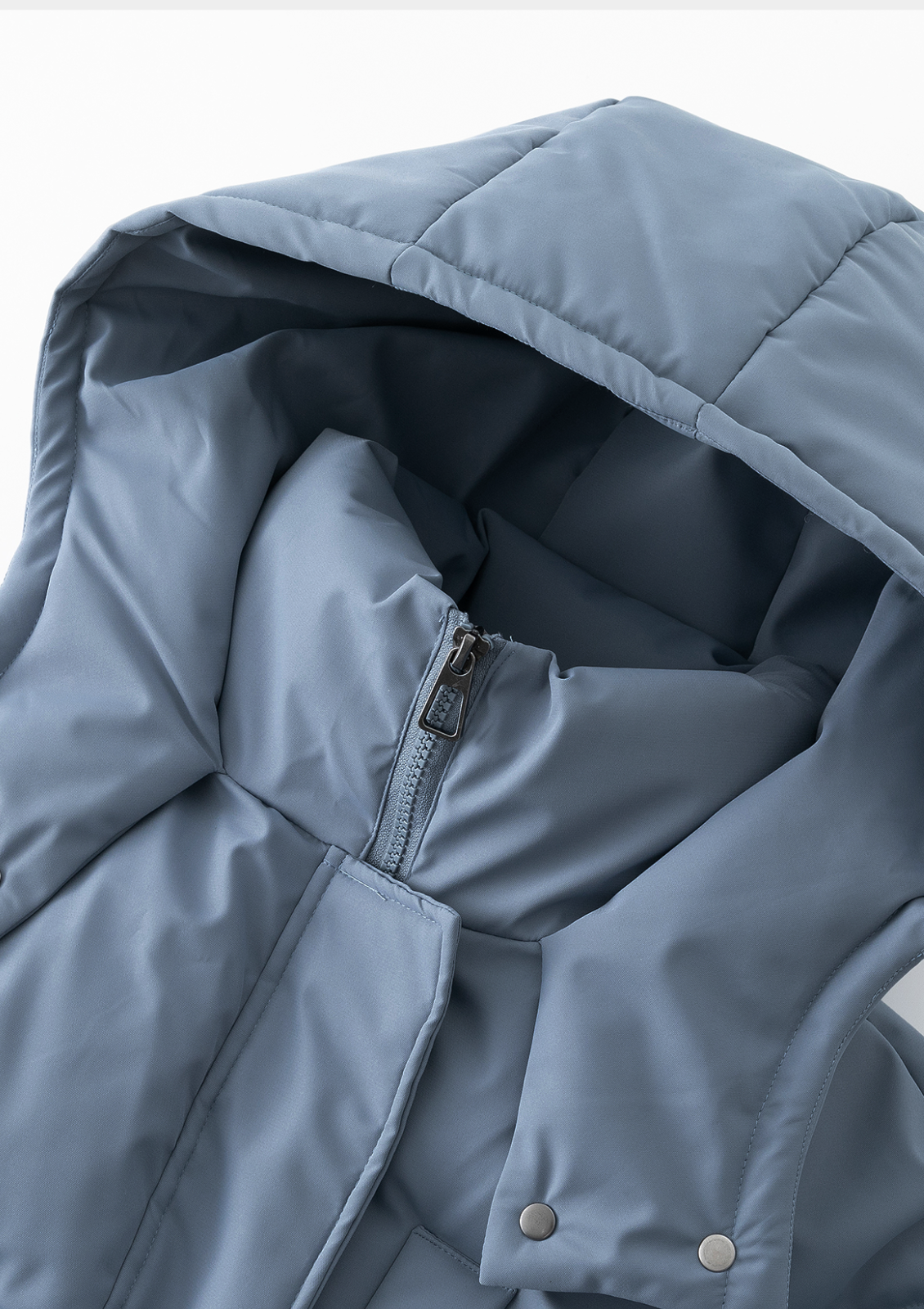 LUNA | VESTE LONGUE PUFFER AVEC CAPUCHE