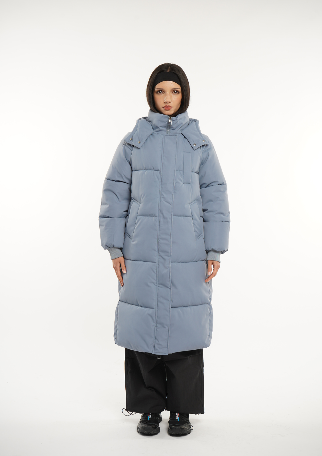 LUNA | VESTE LONGUE PUFFER AVEC CAPUCHE