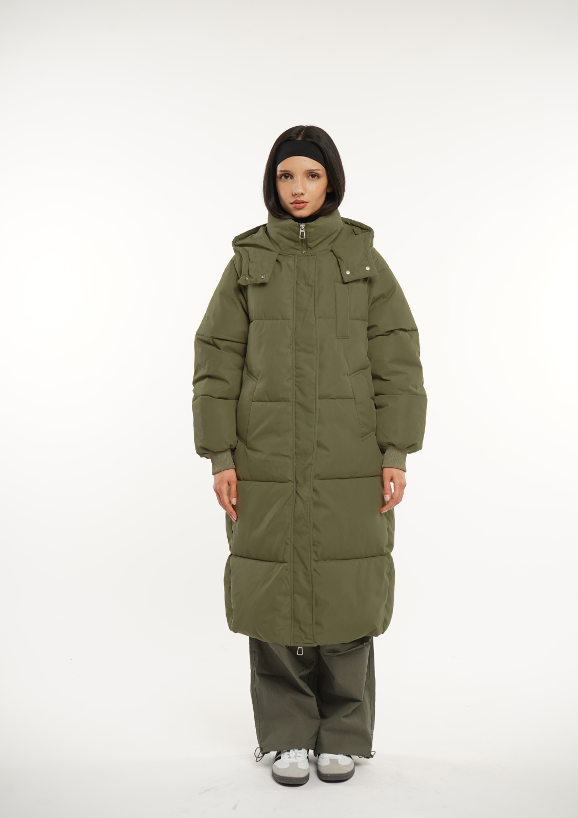 LUNA | VESTE LONGUE PUFFER AVEC CAPUCHE