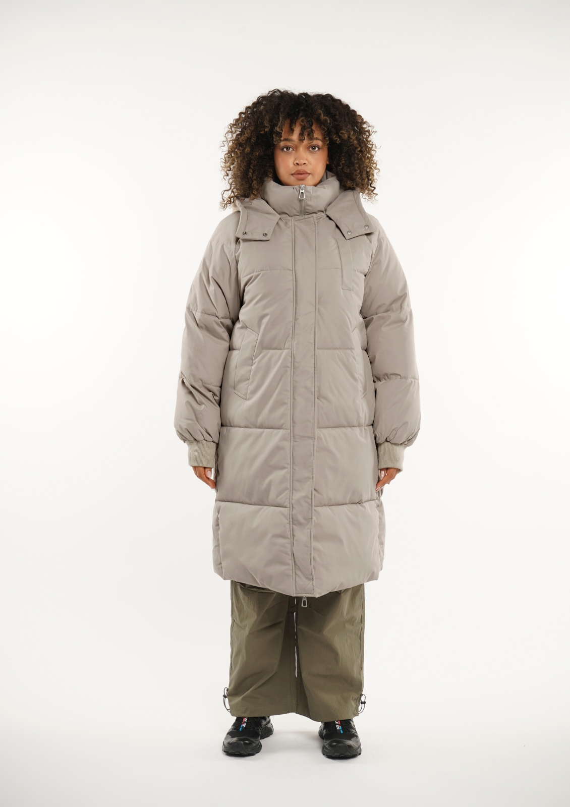 LUNA | VESTE LONGUE PUFFER AVEC CAPUCHE
