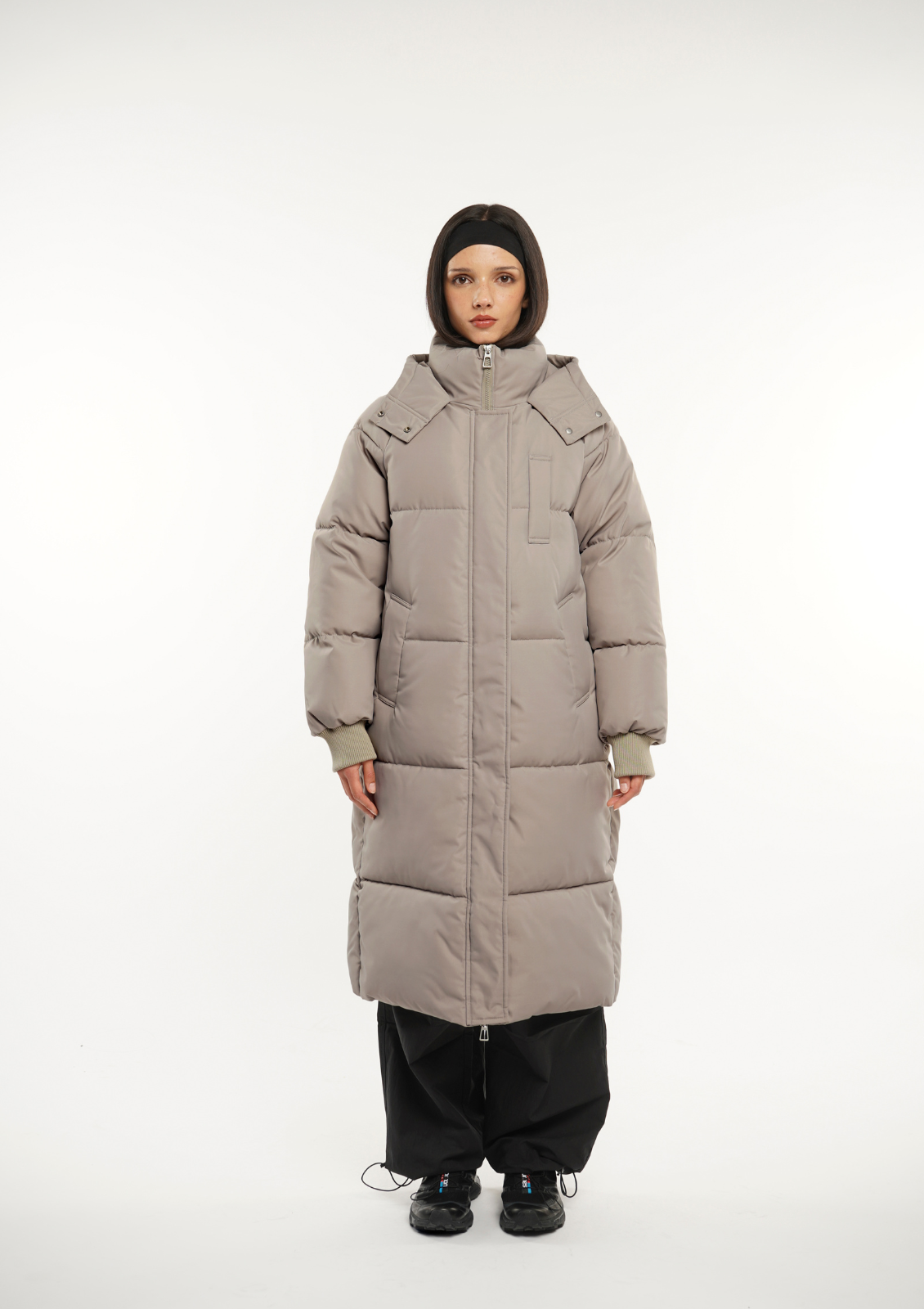 LUNA | VESTE LONGUE PUFFER AVEC CAPUCHE