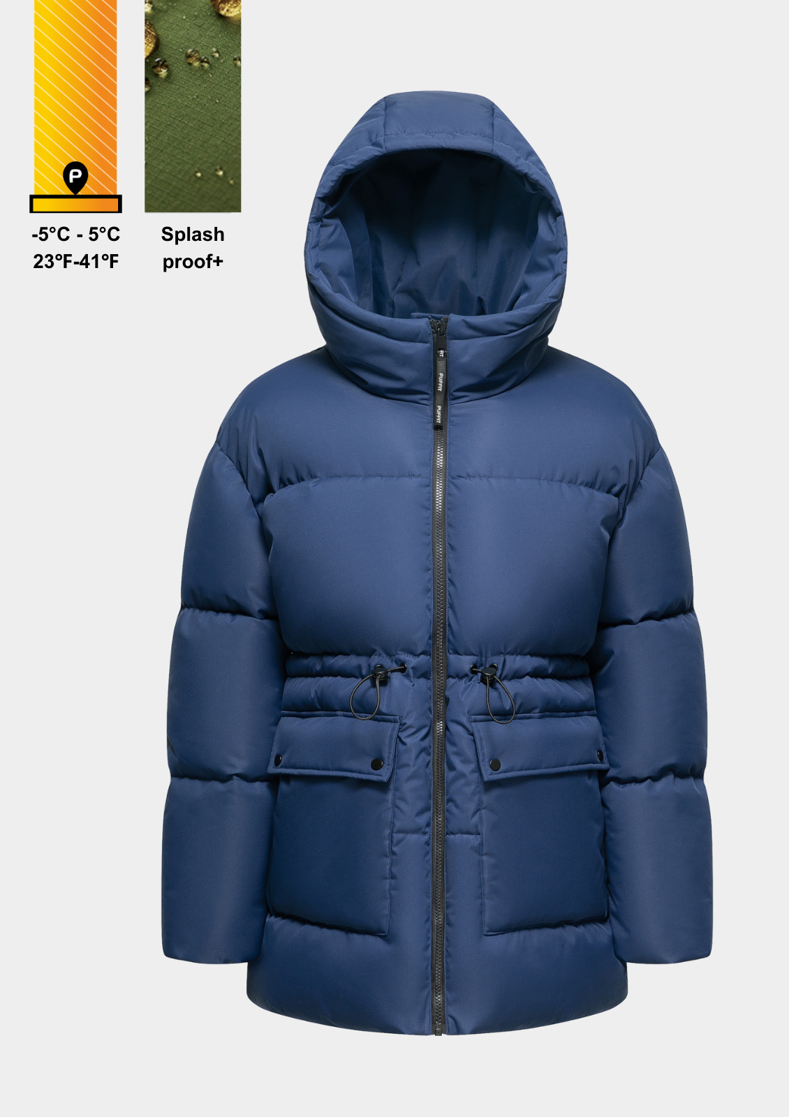 EVA | Doudoune à capuche imperméable