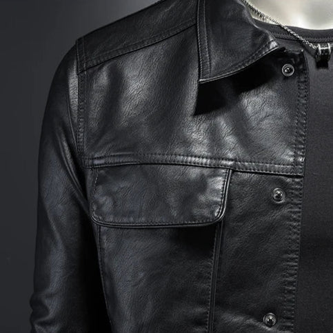 Darius™ | Veste en cuir premium au style moto