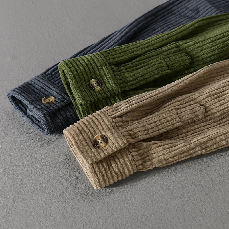 Cavora Paris™ | Chemise en velours côtelé