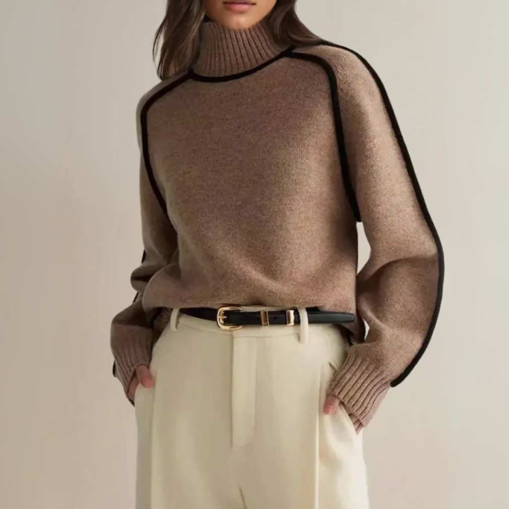 Donna | Pull élégant à col roulé