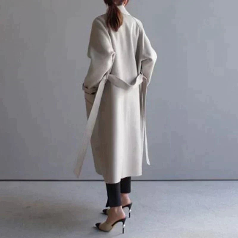 VICTORIA - MANTEAU LONG ÉLÉGANT