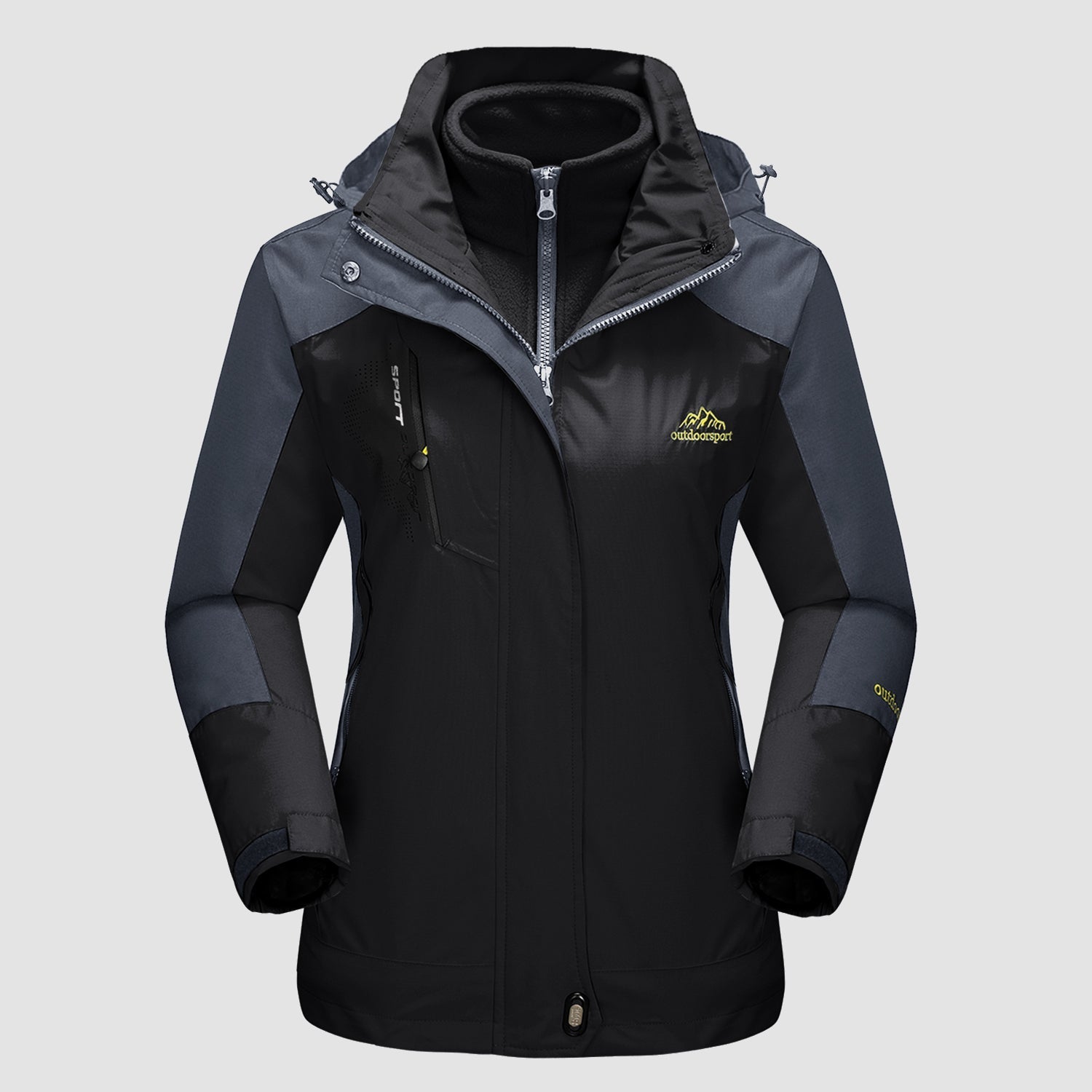 ANNE | MANTEAU IMPERMÉABLE EN POLAIRE 3 EN 1