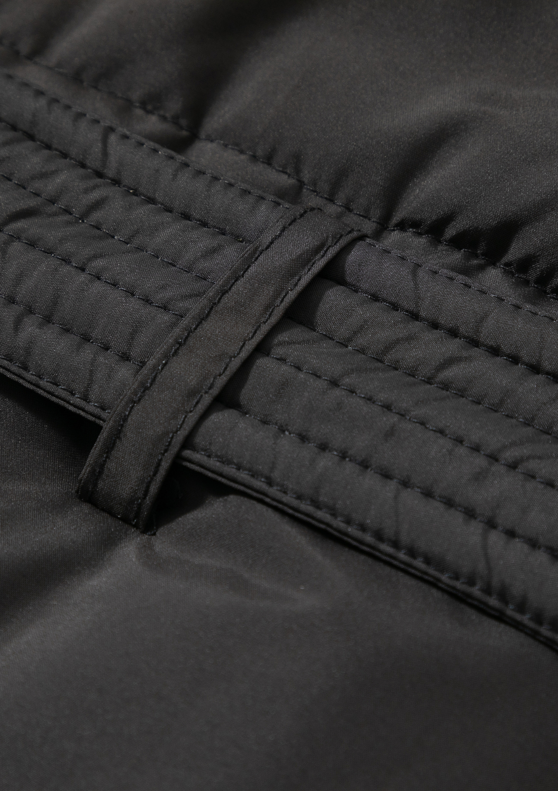 BLAIRE | VESTE PUFFER À BOUTON BULLET EXTRA LONGUE