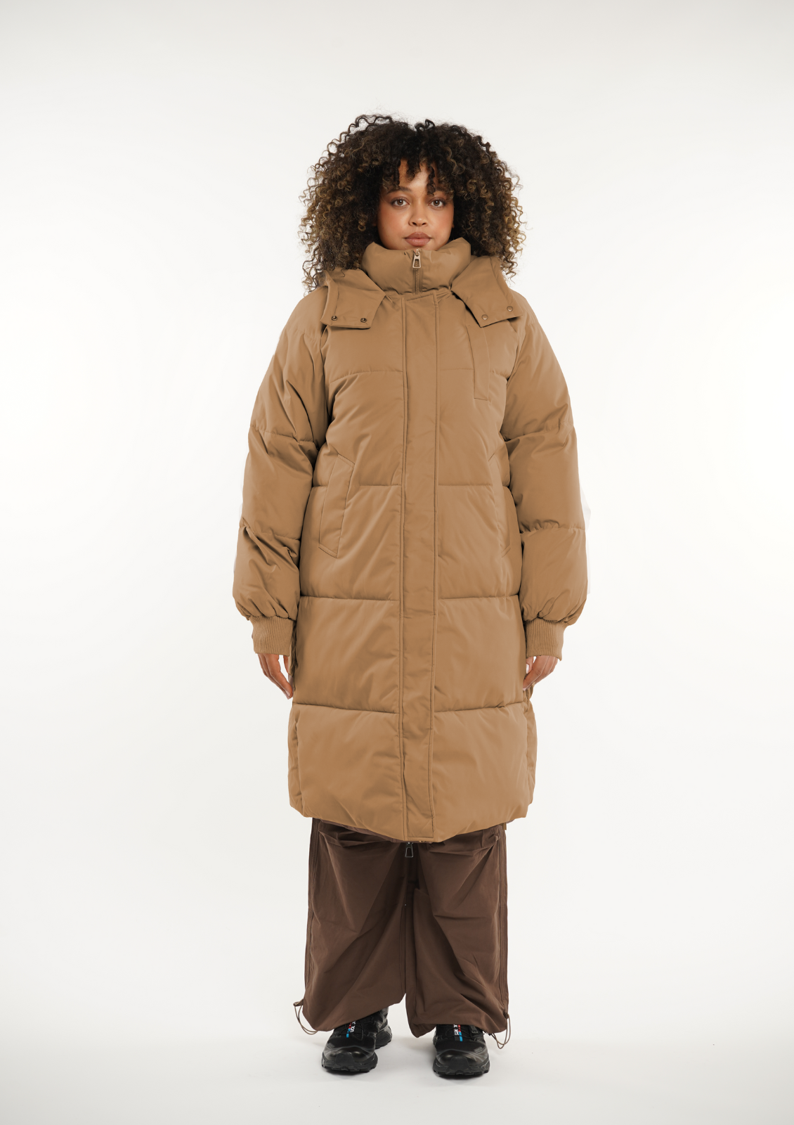 LUNA | VESTE LONGUE PUFFER AVEC CAPUCHE