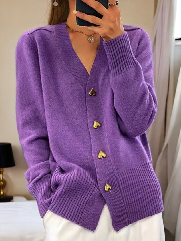 Amy | Cardigan en Tricot Élégant