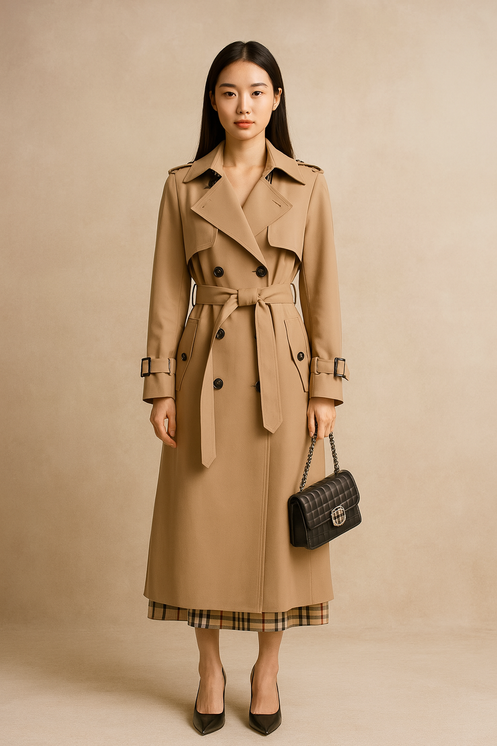 EMILY - MANTEAU TRENCH ÉLÉGANT