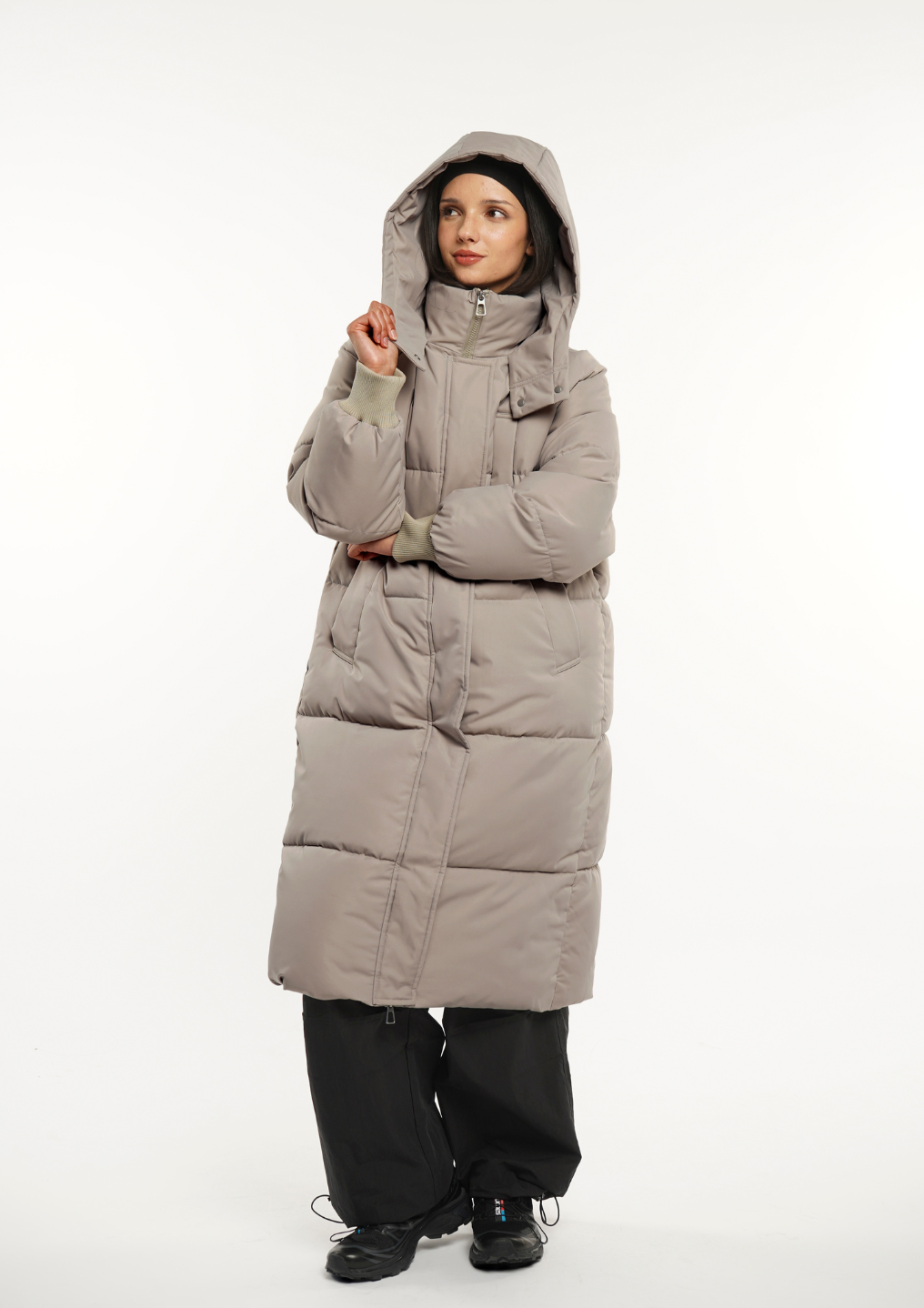 LUNA | VESTE LONGUE PUFFER AVEC CAPUCHE