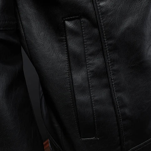Darius™ | Veste en cuir premium au style moto